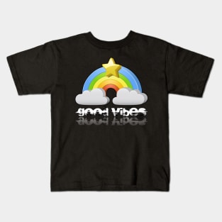 Good Vibes Rainbow Kids T-Shirt